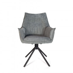 Fred Swivel Dining Chair Grey